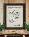 Graduation Cap 1933 Patent Print at Adirondack Retro