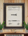 Riding Whip 1885 Patent Print at Adirondack Retro