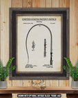 Bullwhip 1885 Patent Print at Adirondack Retro