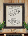 Ford Mustang 2003 Automobile Patent Print | Adirondack Retro