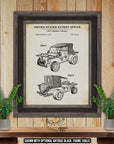 George Barris T Buggy 1971 Dune Buggy Patent Print | Adirondack Retro