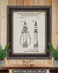 1932 Phillips 66 Wayne Gas Pump Patent Print | Adirondack Retro