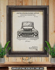 International Harvester Pickup Truck 1954 Patent Print | Adirondack Retro