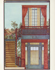 1937 Decorative Draperies Antique Print - Edward Thorne Plate 16 at Adirondack Retro