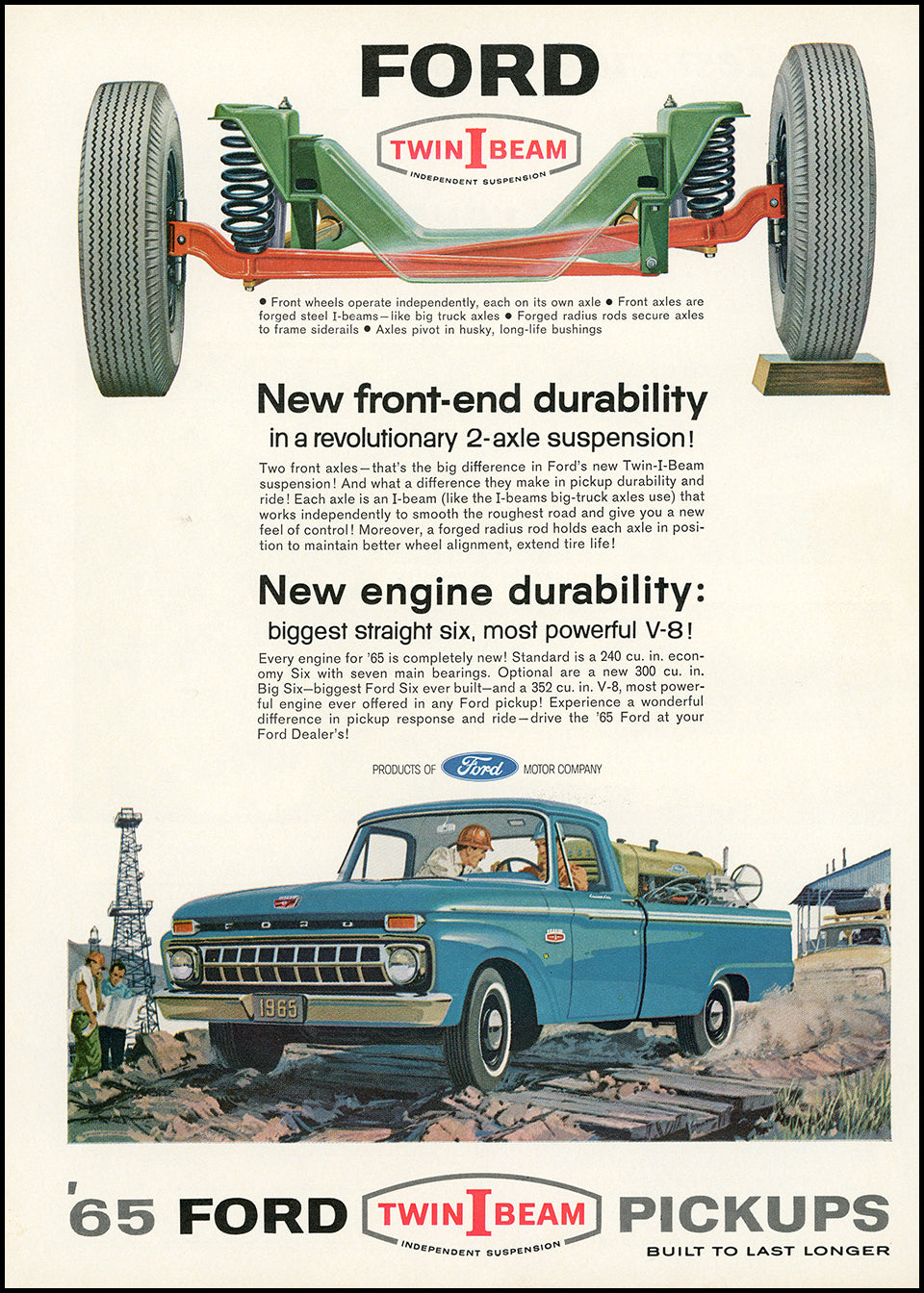 Original & Authentic Vintage Truck Ads at Adirondack Retro