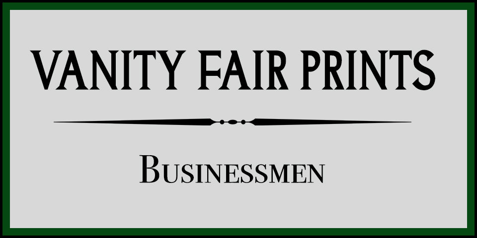 Antique Vanity Fair Businessmen Prints at Adirondack Retro