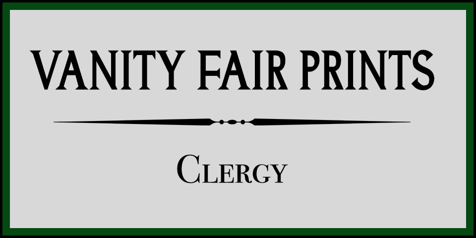Antique Vanity Fair Clergy Prints at Adirondack Retro