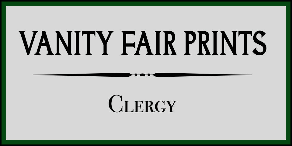 Antique Vanity Fair Clergy Prints at Adirondack Retro