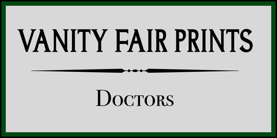Antique Vanity Fair Doctor Prints at Adirondack Retro