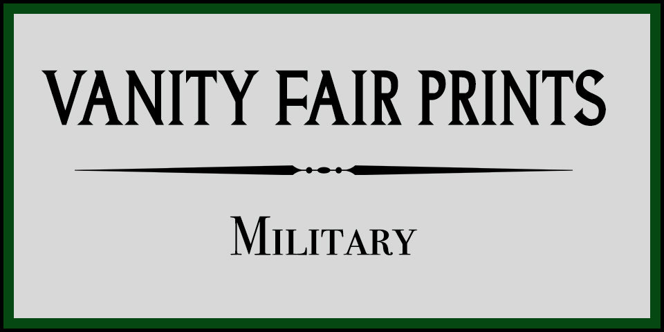 Antique Vanity Fair Military Prints at Adirondack Retro