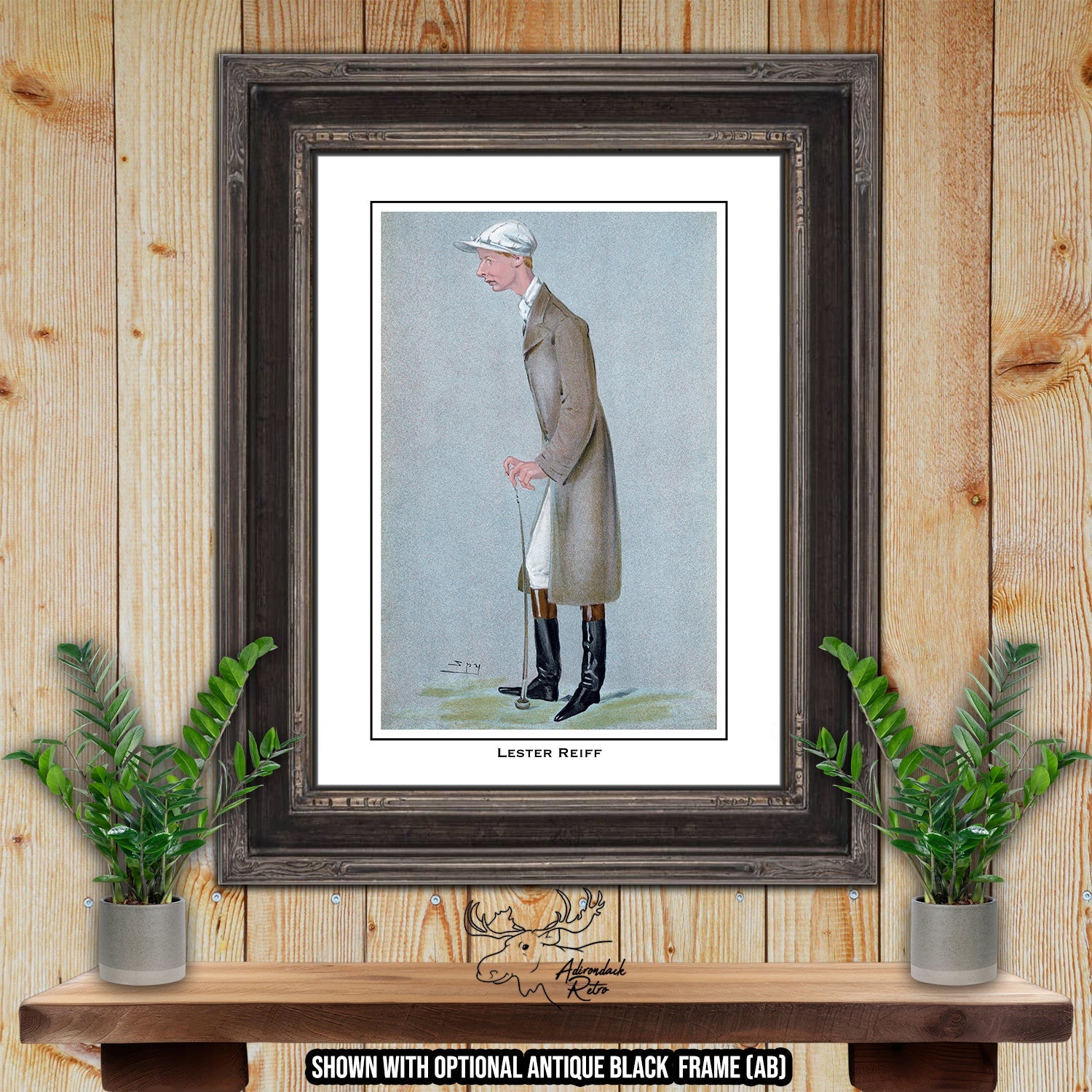 Jockey Print - Lester Reiff - Horse Racing Giclee Print at Adirondack Retro