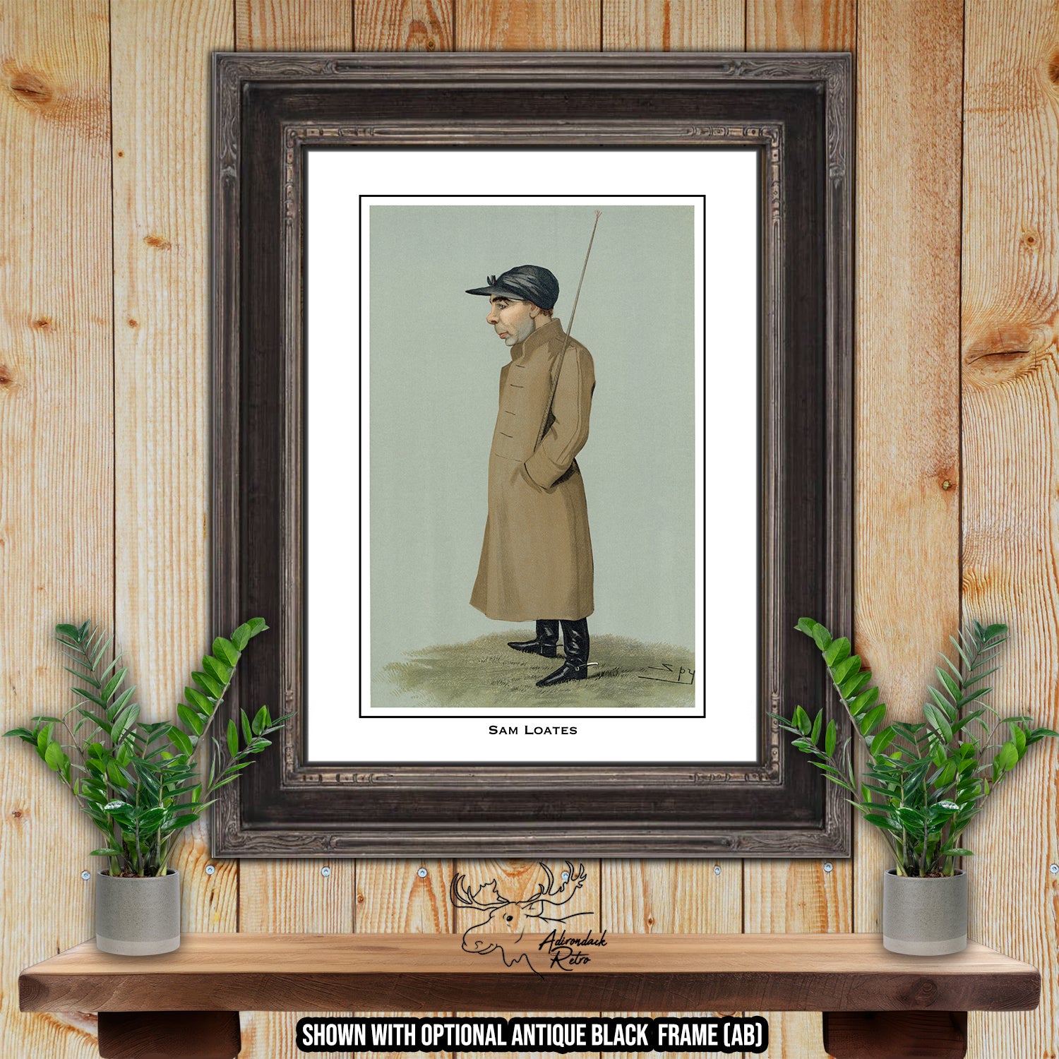 Jockey Print - Sam Loates - Horse Racing Giclee Print at Adirondack Retro