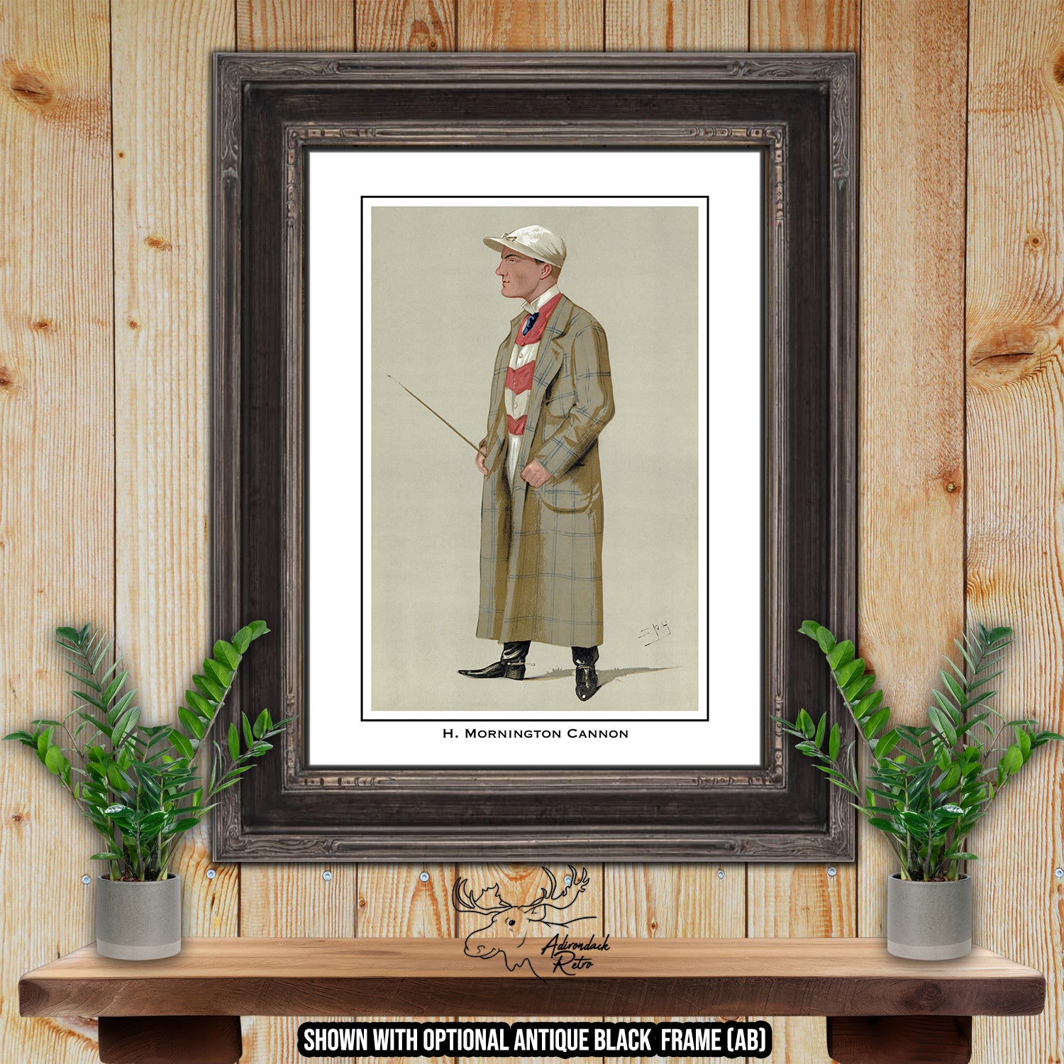 Jockey Print - H Mornington Cannon - Horse Racing Giclee Print at Adirondack Retro