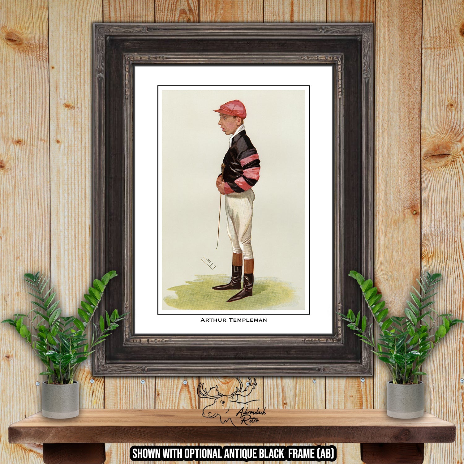 Jockey Print - Arthur Templeman - Horse Racing Giclee Print at Adirondack Retro