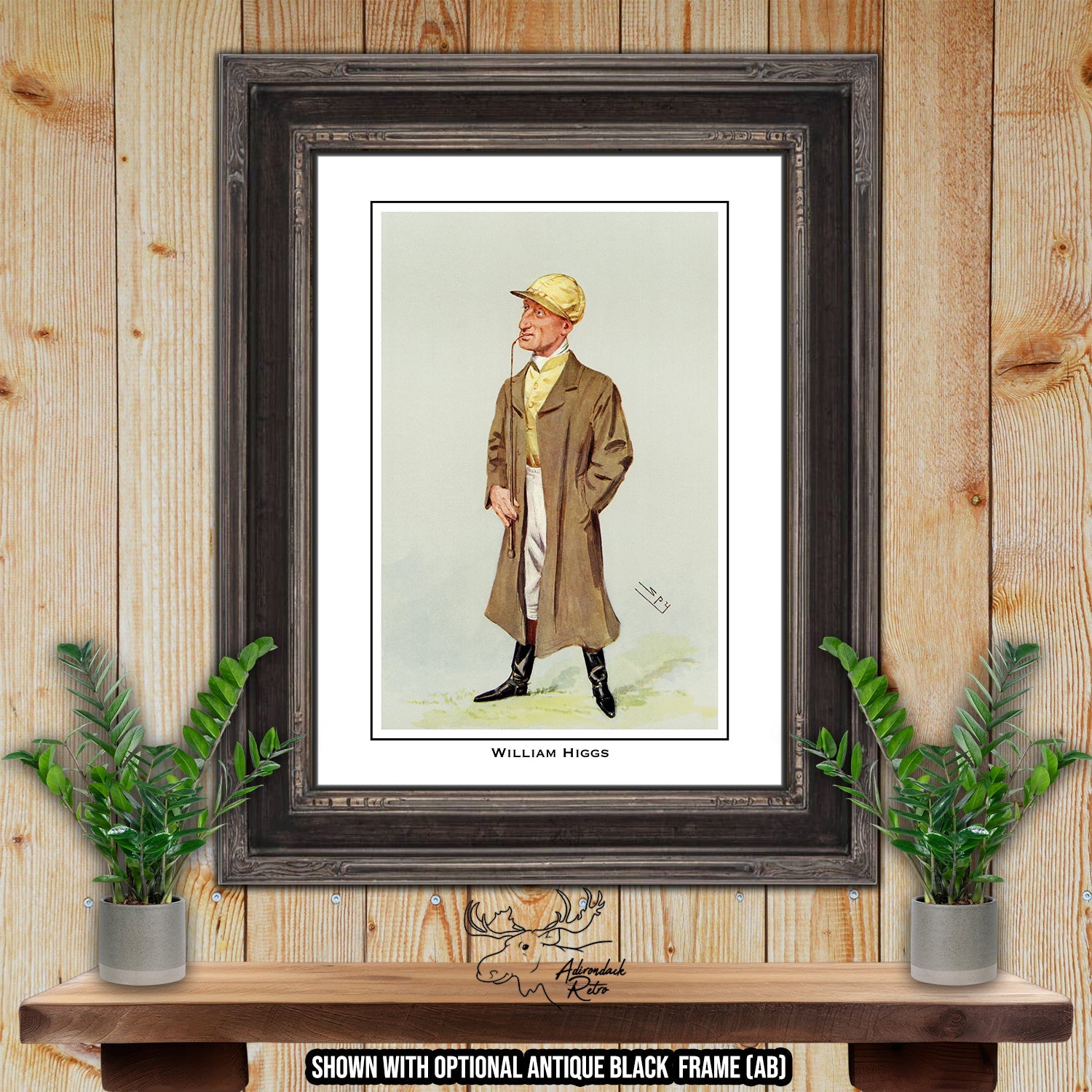 Jockey Print - William Higgs - Horse Racing Giclee Print at Adirondack Retro