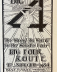 1904 Big Four Railroad Print Ad CCC&StL World's Fair Route St. Louis IL