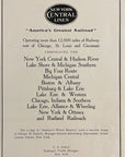 1906 New York Central Railroad Print Ad New York Central Lines 12000 Miles
