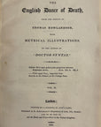 1816 Rowlandson THE COURTSHIP English Dance Of Death HC Aquatint Etching