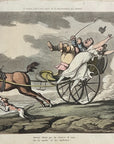 1816 Rowlandson THE GIG English Dance Of Death HC Aquatint Etching