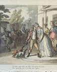 1817 Rowlandson TO PART WITH THEE, MY BOY... The Dance Of Life HC Etching