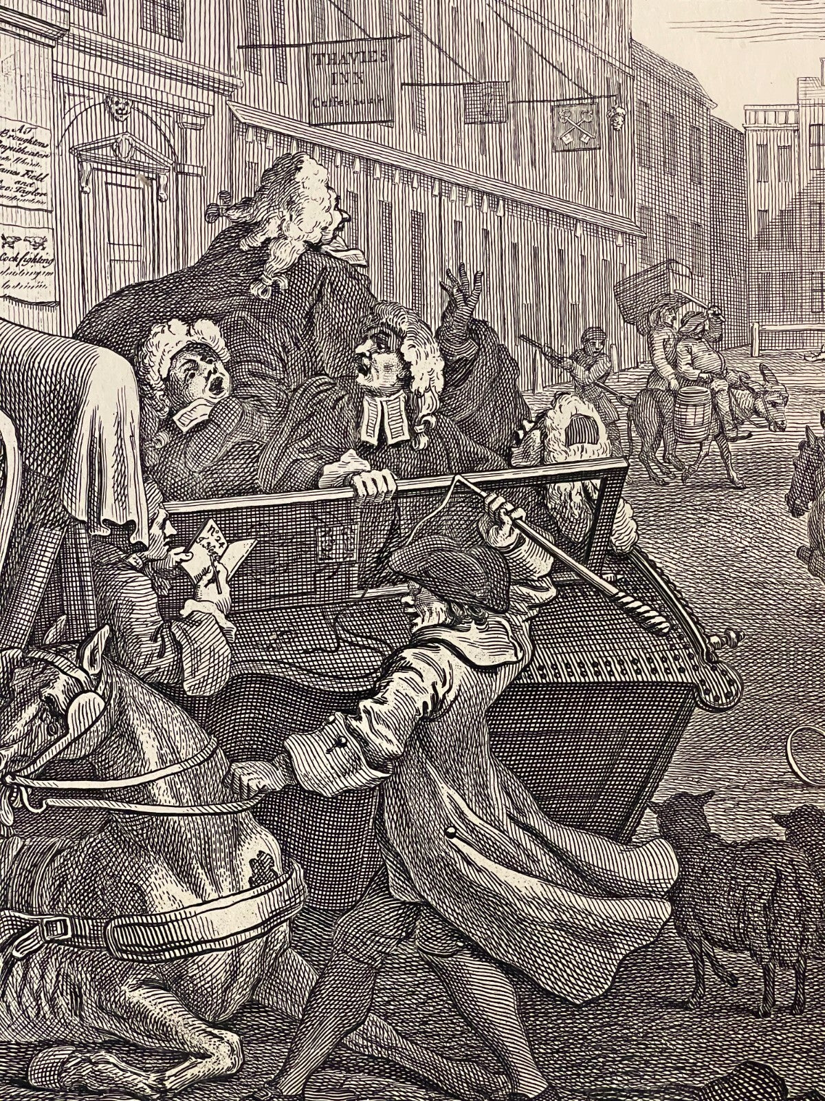 1822 THE STAGES OF CRUELTY (Set of 4) Authentic Hogarth Heath Ed. Antique Prints