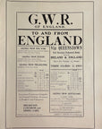 1907 Great Western Railway Print Ad GWR England Rosslare-Fishguard Route RR Ad
