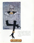 1951 Boucheron Jewelry Vintage Print Ad - Gaynor Art - Necklace Bracelet