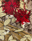 RED FLOWERS Robert Alan Smith ORIGINAL Artist Signed c.1960 Ltd Ed Serigraph
