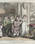 1815 Rowlandson THE WEDDING English Dance Of Death HC Aquatint Etching
