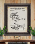 Wheel Lift Tow Truck Patent Print - 1987 Wrecker Poster - Tow Truck Invention at Adirondack Retro