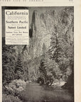 1904 Southern Pacific Railroad Print Ad Sunset Limited California River Mountain