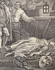 1822 THE STAGES OF CRUELTY (Set of 4) Authentic Hogarth Heath Ed. Antique Prints
