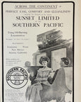 1903 Southern Pacific Railway Print Ad - Sunset Limited California Railroad RR