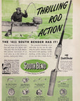 1949 411 South Bender Fishing Rod - Outboard Rods Tackle Reels Indiana Print Ad