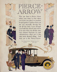 1914 Pierce Arrow Print Ad - Limousine Escalator Period Fashion Buffalo NY