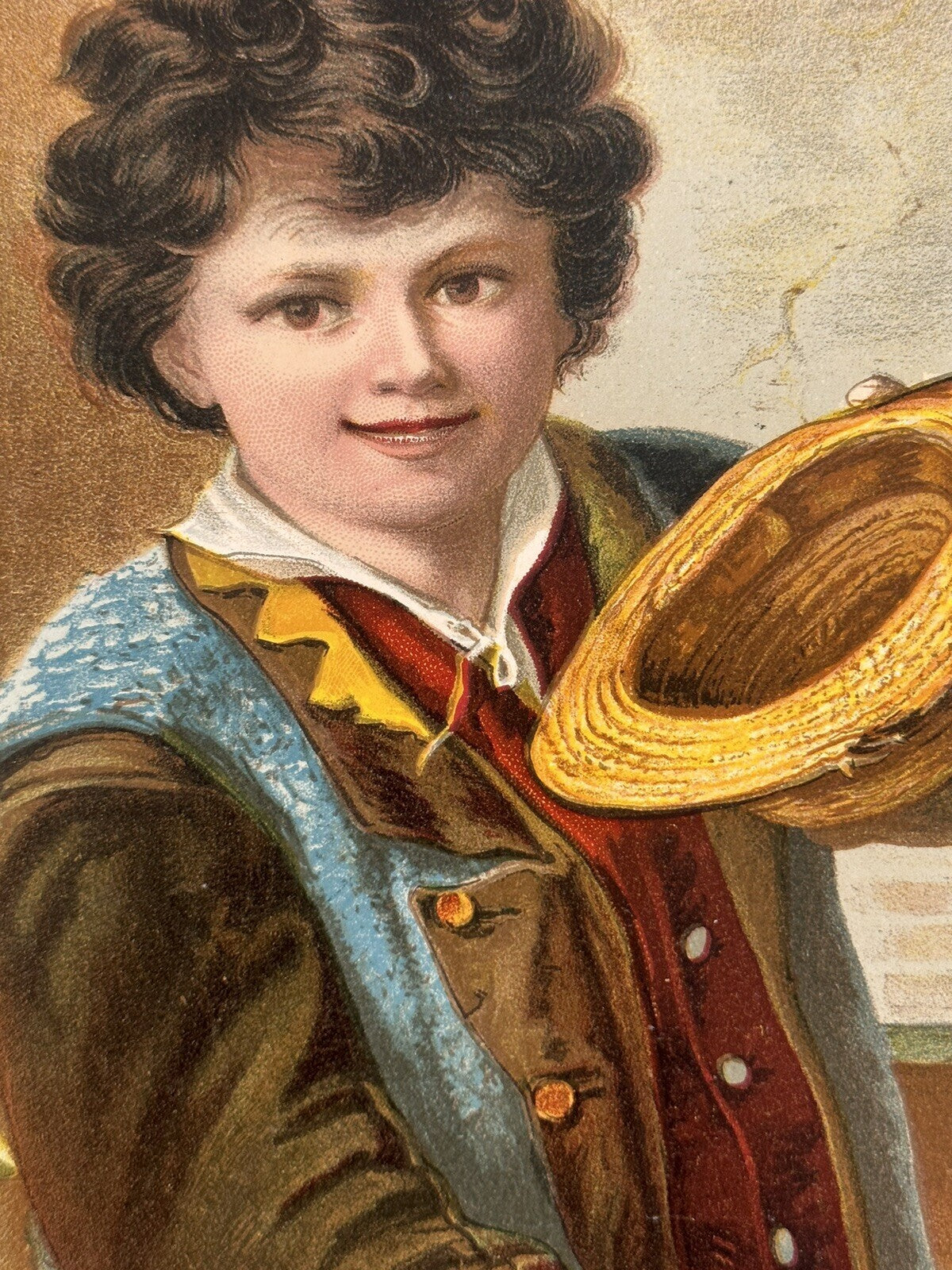 1887 "You Can’t Refuse" Chromolithograph Print | Magazine Illustration