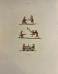 1810 Joseph Strutt QUINTAIN Antique Engraving Sports & Pastimes England PL. XI