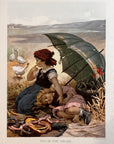 1894 "Two In The Shade" Chromolithograph Print | Magazine Illustration