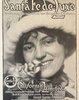 1912 Santa Fe Railroad Print Ad California Limited Santa Fe Deluxe Grand Canyon