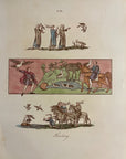 1810 Joseph Strutt HAWKING Antique HC Engraving Sports & Pastimes England