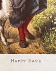 1886 "Happy Days" Chromolithograph Print | Magazine Illustration