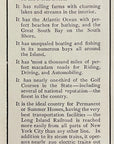1906 Long Island Railroad Print Ad Long Island Summer Resorts Train Travel Ad