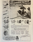 1939 Pflueger Fishing Tackle Reels Rods Lures Fly Reel - Akron Ohio Print Ad