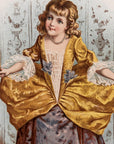 1891 "A Little Lady" Chromolithograph Print | Magazine Illustration