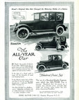 1917 Kissel Motor Car Company Antique Car Print Ad Hundred Point Six KisselKar