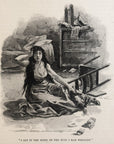 1893 I Sat In The Midst If The The Ruin I Have Wrought Antique Wood Engraving