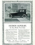 1917 Hudson Super Six Antique Car Print Ad In Any Body You Like Detroit MI