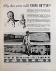 1935 Pfaudler Glass Lined Equipment Original Print Ad RR Tank Car Milk Truck