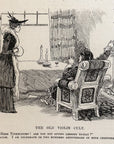 1893 The Old Violin Cult Antique Magazine Wood Engraving Illustration