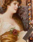 1892 "The Old Song" Chromolithograph Print | Magazine Illustration